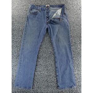 Vtg Levi's Men's 501 Jeans Sz 38x32 Blue Denim Nice Fade Made‎ in Haiti WPL423